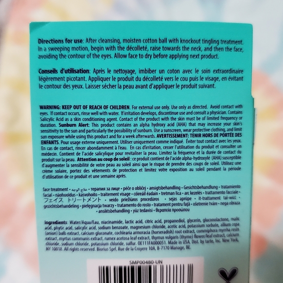 🍓5 for $20 - AHA/BHA Knockout Tingling Treatment Toner - Picture 2 of 9